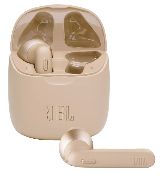 Słuchawki bezprzewodowe douszne JBL T225TWS Złote
